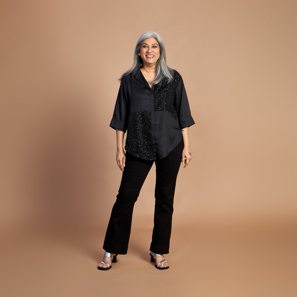 SHIREEN Shirt - Black