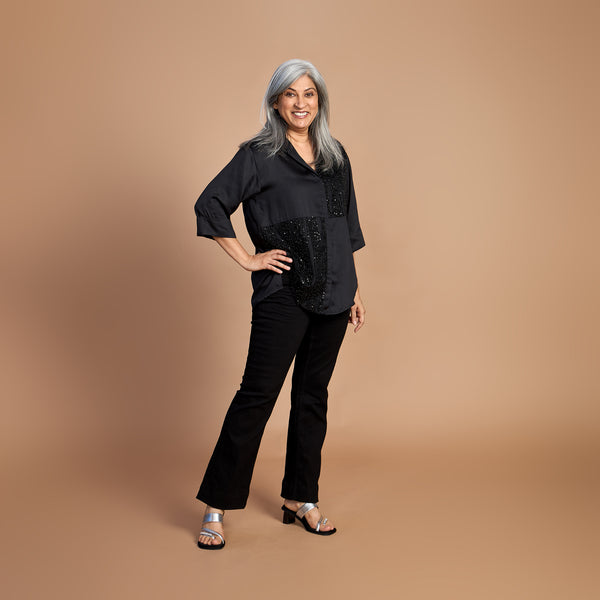 SHIREEN Shirt - Black