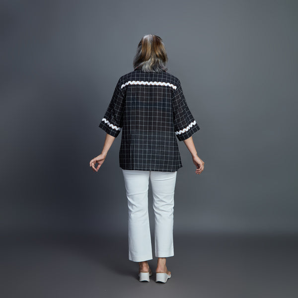 SHIREEN Shirt - Black Ivory
