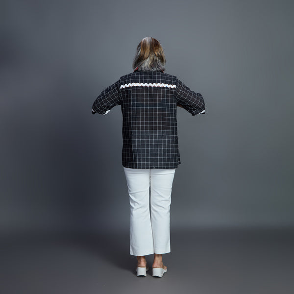 SHIREEN Shirt - Black Ivory