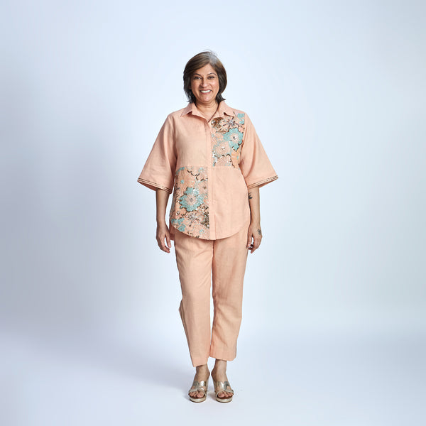 SHIREEN SIMI Sequin Embroidery Set - Rose Sand