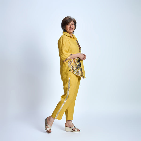 SHIREEN SIMI Sequin Embroidery Set - Golden Ochre