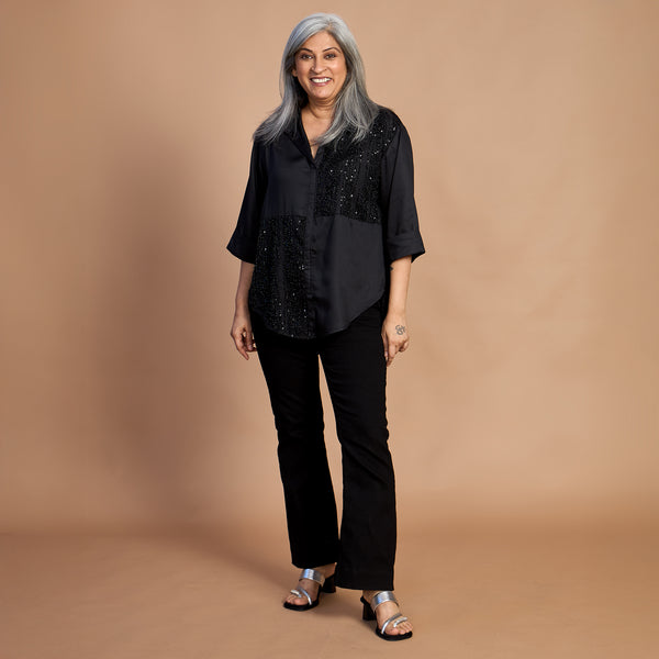 SHIREEN Shirt - Black