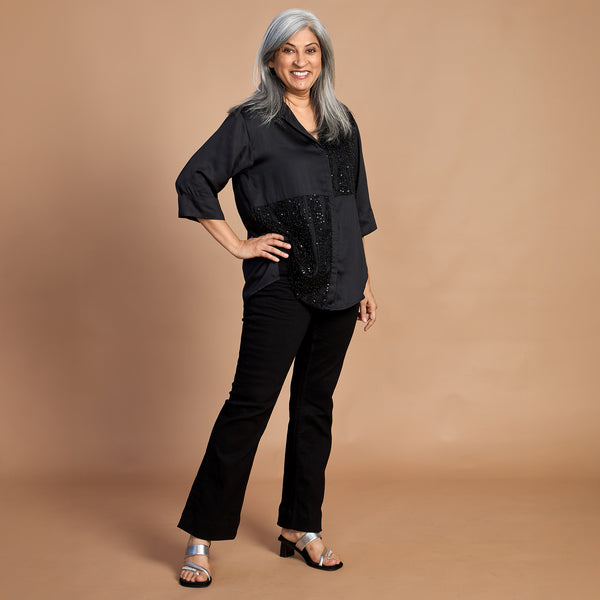 SHIREEN Shirt - Black