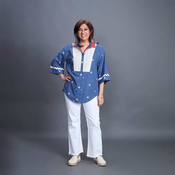 SHIREEN Shirt - Chambray Blue (PROMO)