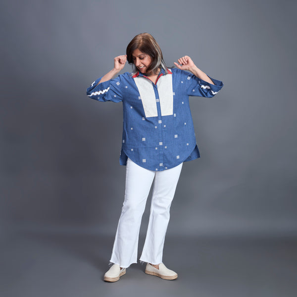 SHIREEN Shirt - Chambray Blue (PROMO)