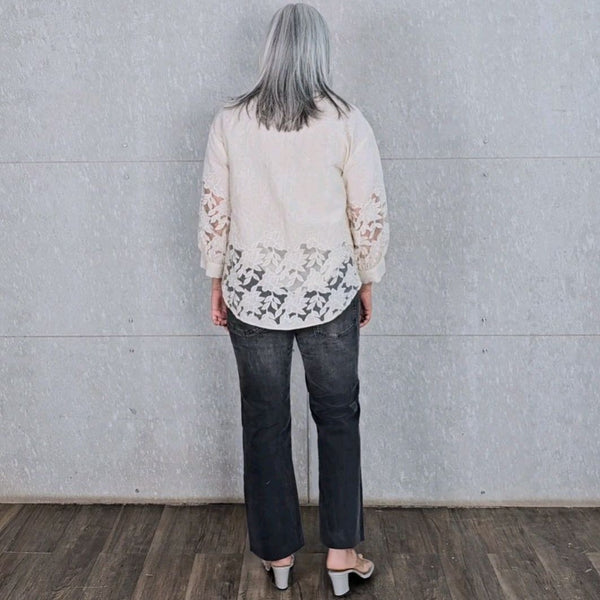 SOMA Cutwork Shirt - Ivory