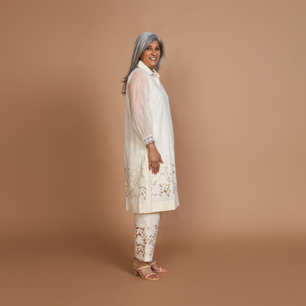 SOMA Cutwork Tunic Set