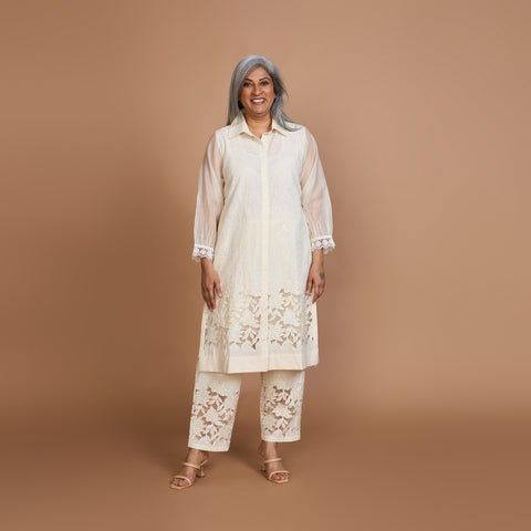 SOMA Cutwork Tunic Set