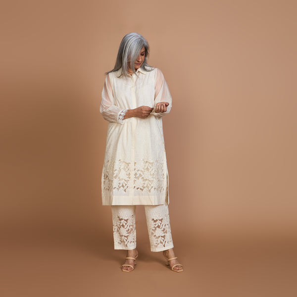 SOMA Cutwork Tunic Set