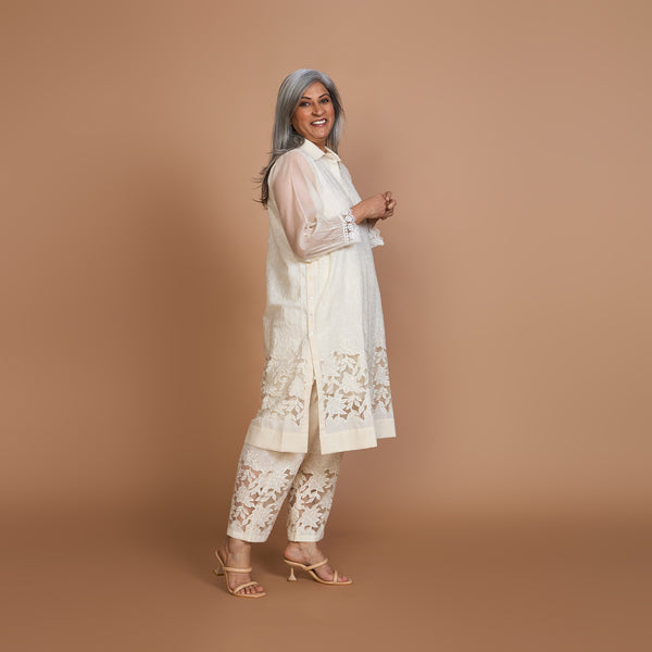 SOMA Cutwork Tunic Set