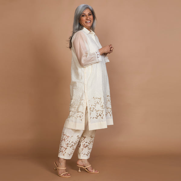 SOMA Cutwork Tunic Set