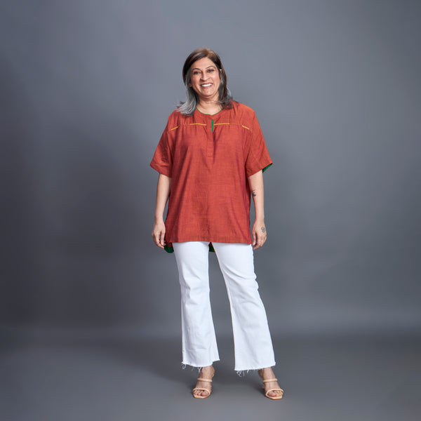 SORA Tunic Shirt - Terracota (SOLD OUT)