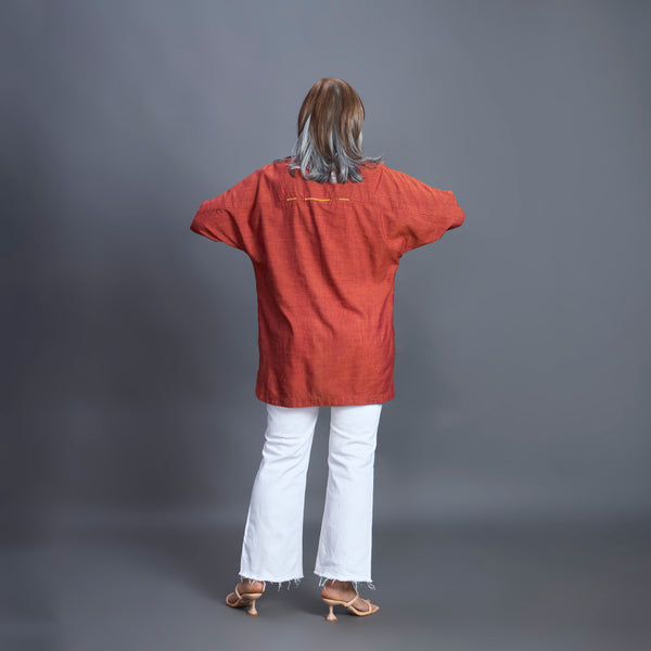 SORA Tunic Shirt - Terracota (SOLD OUT)
