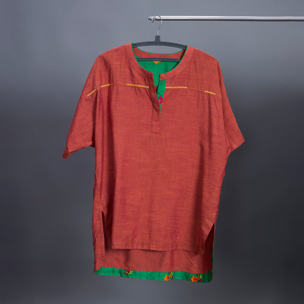 SORA Tunic Shirt - Terracota (SOLD OUT)