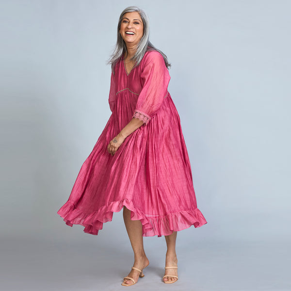 Suri Dress - Candy Pink