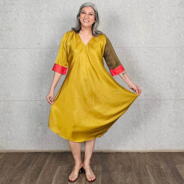 Tashi Cowl Dress - Colors of KUTCH