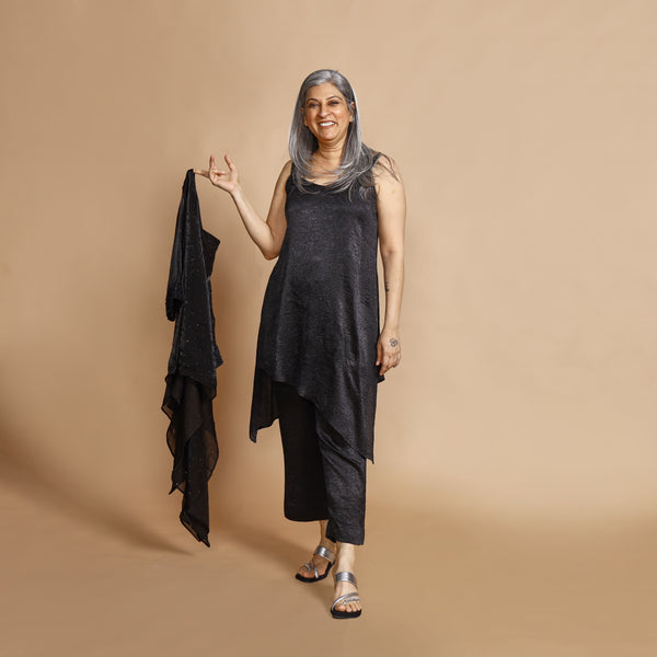 Umika Cape 3 piece SET - Black