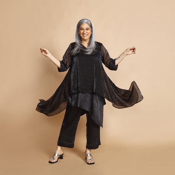 Umika Cape 3 piece SET - Black