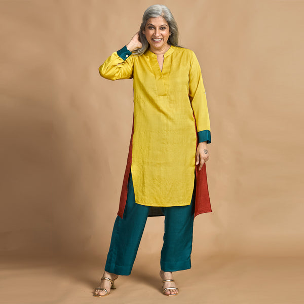 UMI Tunic Set - Marigold Yellow, Orange, Emerald