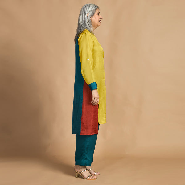 UMI Tunic Set - Marigold Yellow, Orange, Emerald