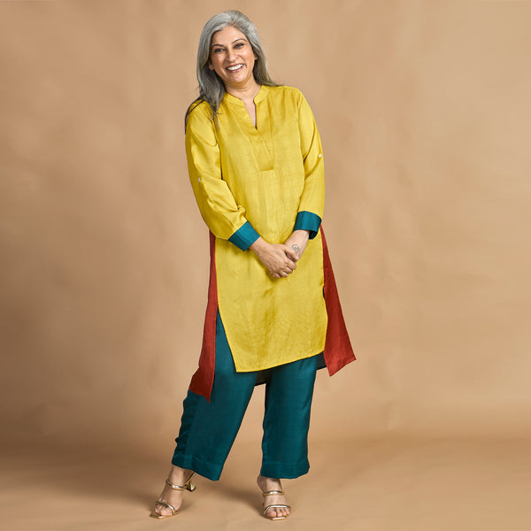 UMI Tunic Set - Marigold Yellow, Orange, Emerald