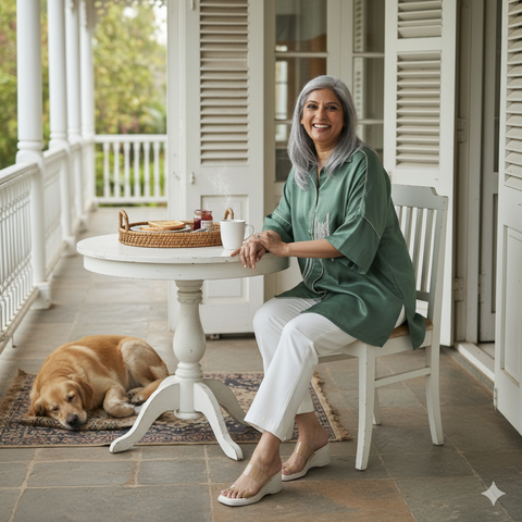 GIN Oversize Shirt - Forest Green (SALE)