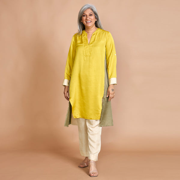 UMI Tunic Set - Marigold Yellow & Green