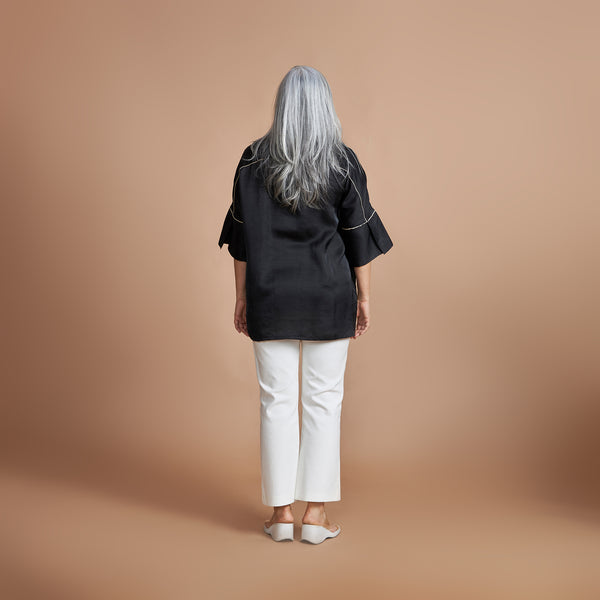 URVI Oversize Shirt - Black