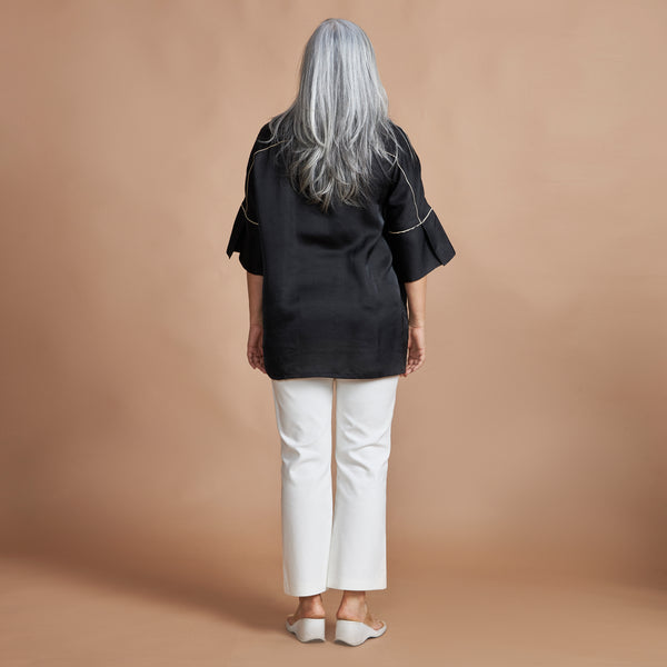 URVI Oversize Shirt - Black