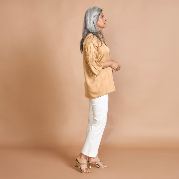 URVI Oversize Shirt - Fawn