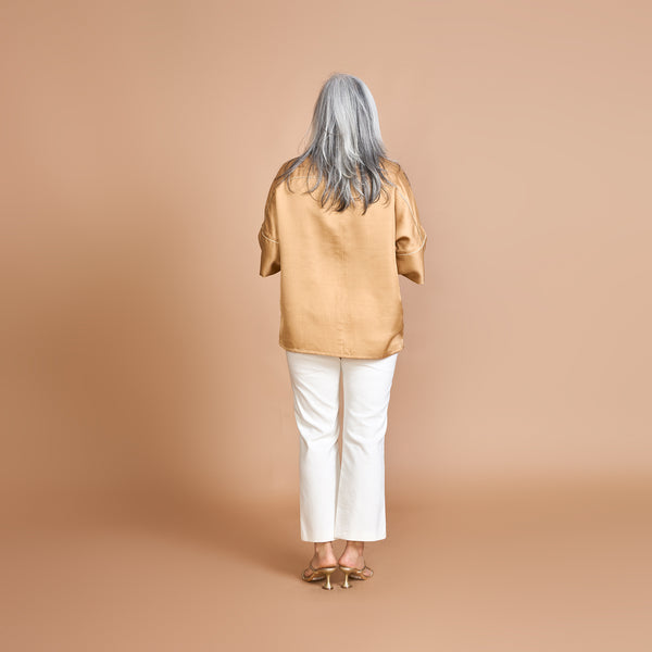URVI Oversize Shirt - Fawn