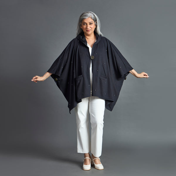 Winter Cape - Black Kaftan style (SOLD OUT)