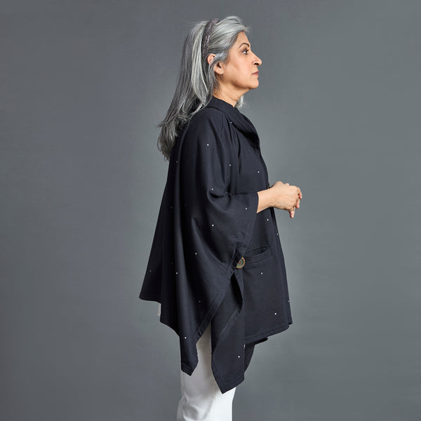 Winter Cape - Black Kaftan style (SOLD OUT)