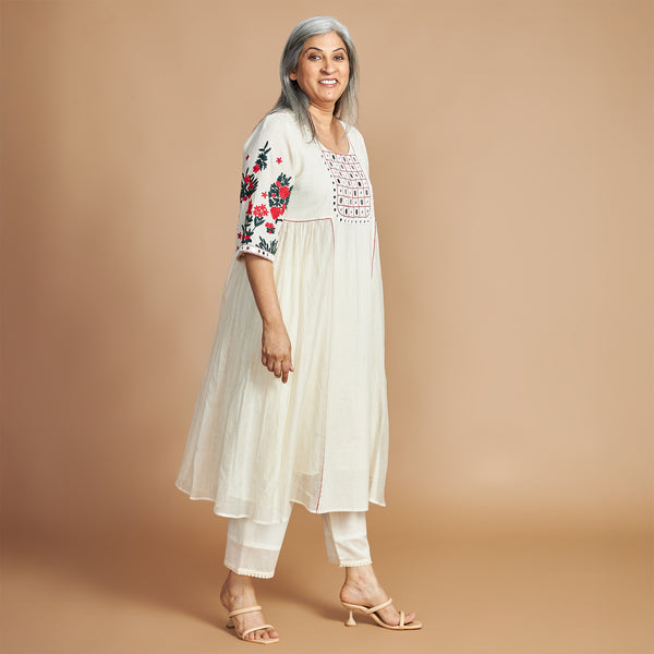 Yamini Tunic Set - Ivory