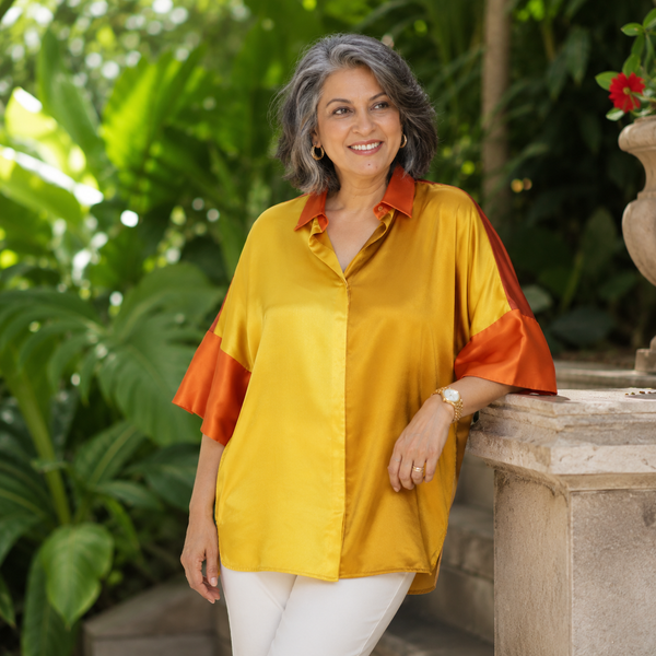 GIN Oversize shirt - JAISALMER Combination
