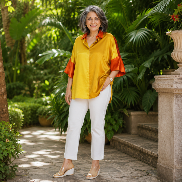 GIN Oversize shirt - JAISALMER Combination