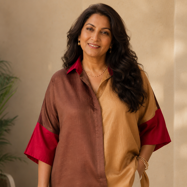 GIN Oversize shirt - Chettinad Spice
