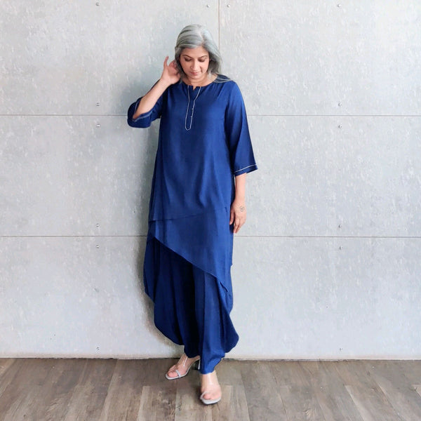 Anahita Tunic with Goro Pants - Ink Blue (SOLD OUT)