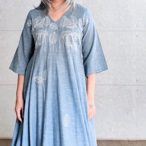 Goro Dress - Muddy Blue (LAST PIECE)