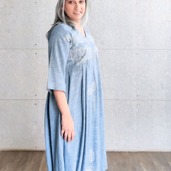 Goro Dress - Muddy Blue (LAST PIECE)