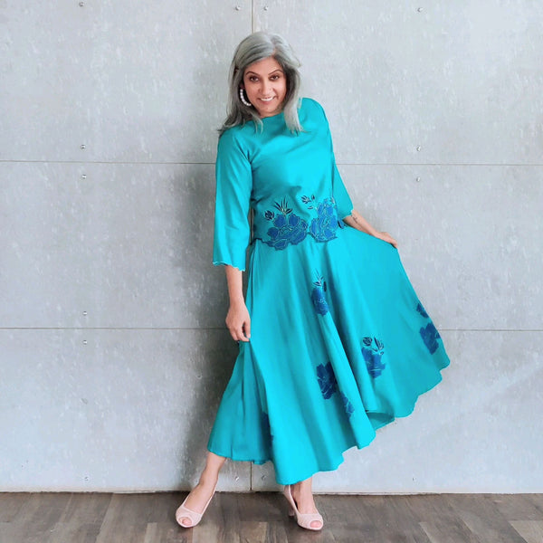 KEN Skirt set - Turquoise Blue (LAST PIECE)