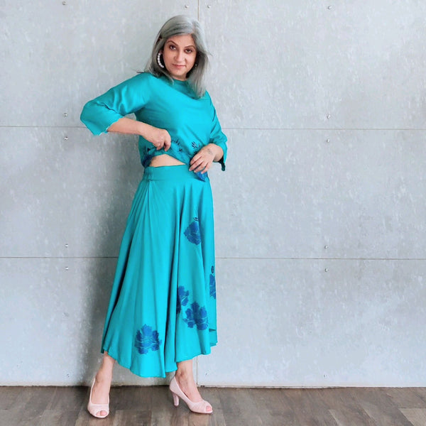 KEN Skirt set - Turquoise Blue (LAST PIECE)