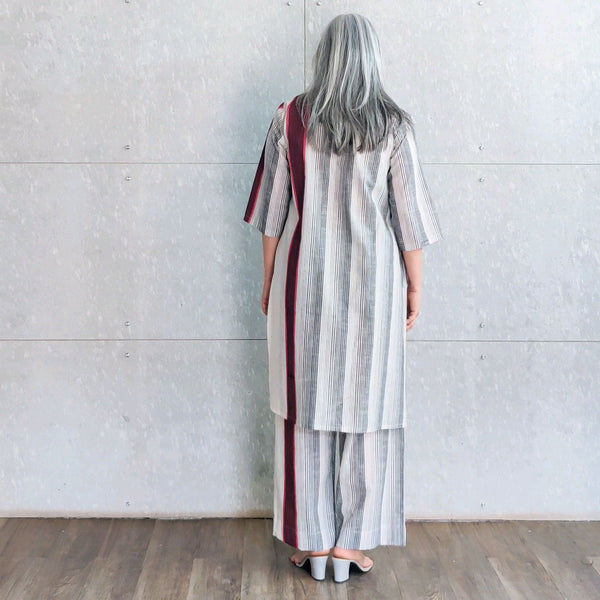 Misa Noa Set - White Grey stripe (SOLD OUT)