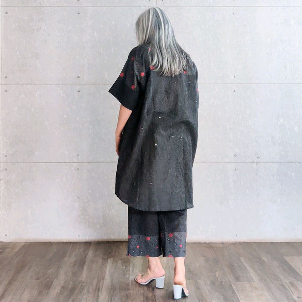 Neysa Tunic Set - Black Red Stripe (SOLD OUT)