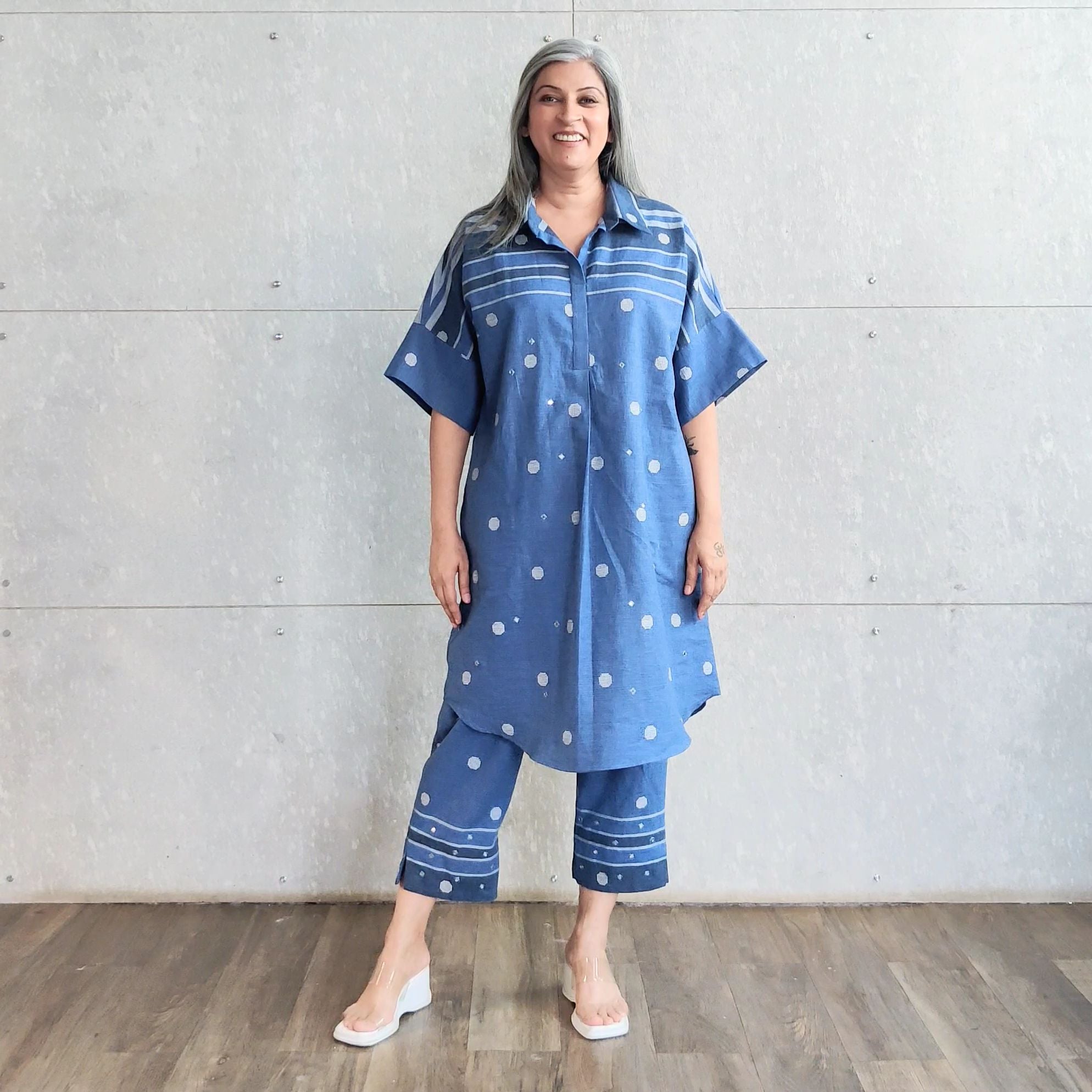 Neysa Tunic Set - Powder Blue (SOLD OUT)