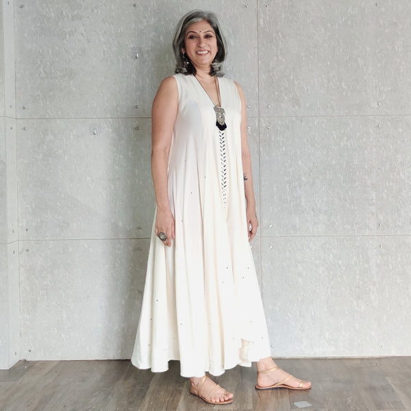 Suman Maxi Dress - Off white