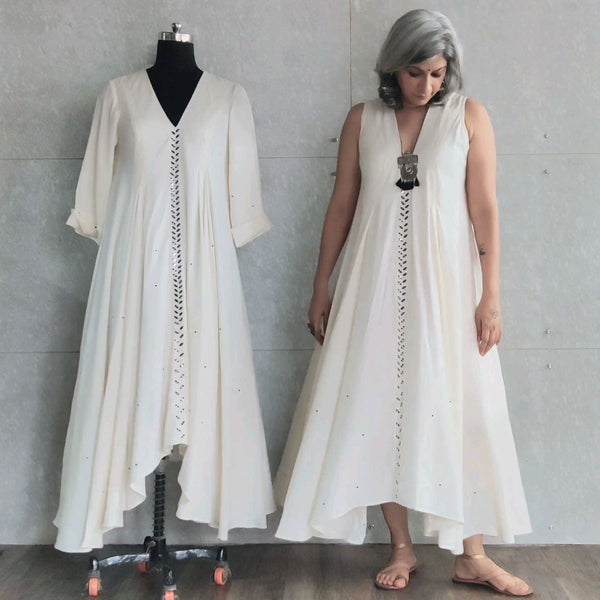 Suman Maxi Dress - Off white